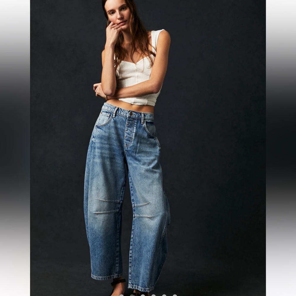 Free people Barrel jeans, size 24